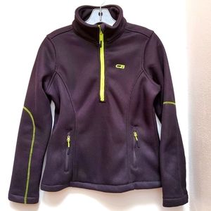 CB Sports Black with Neon Green Accents Winter Ski Jacket Size S